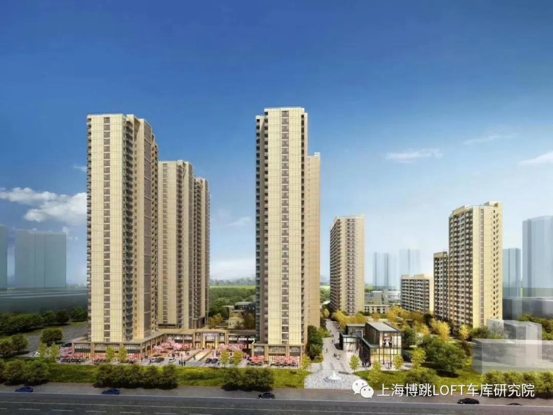 无锡采用了LOFT车库武汉当代集团春风十里项目现已结构封顶！
